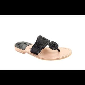 Jack Rogers sandals black.